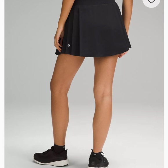 LuluLemon Side Pleat High Rise Tennis Skirt - Picture 2 of 6